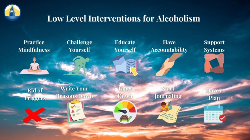 Low Level Interventions for Alcoholism