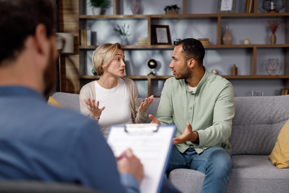 couple in couples rehab